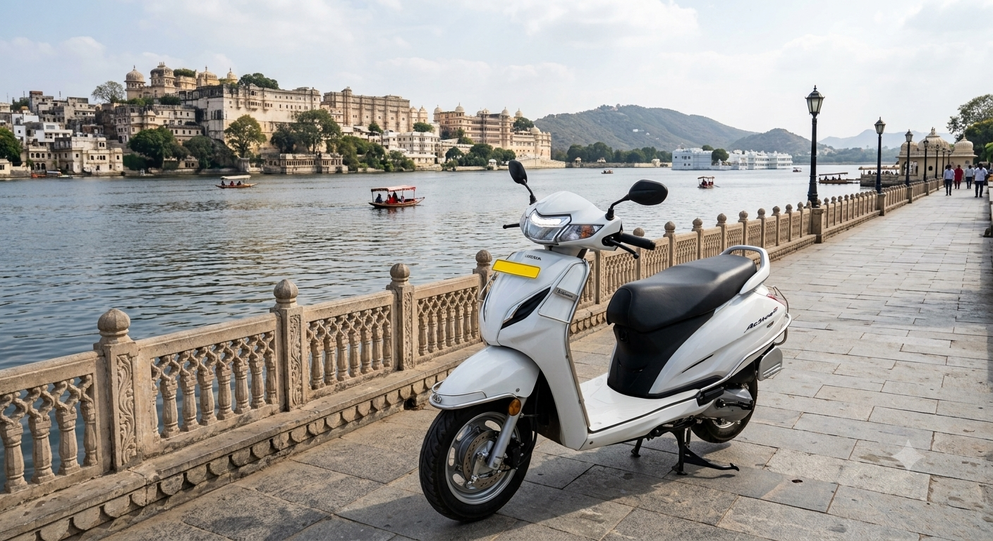 Honda Activa scooter on rent, Udaipur